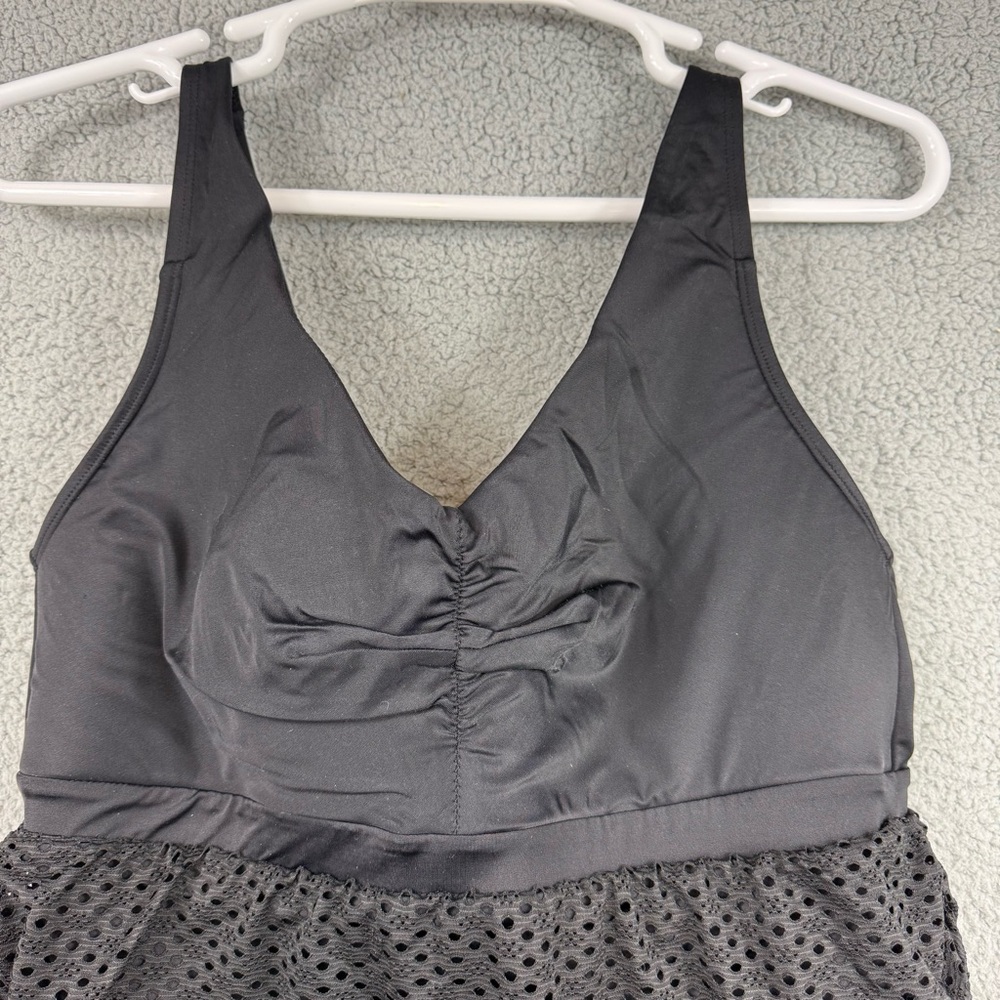 Cacique Black Women's One Piece Swimsuit - Picture 2 of 16
